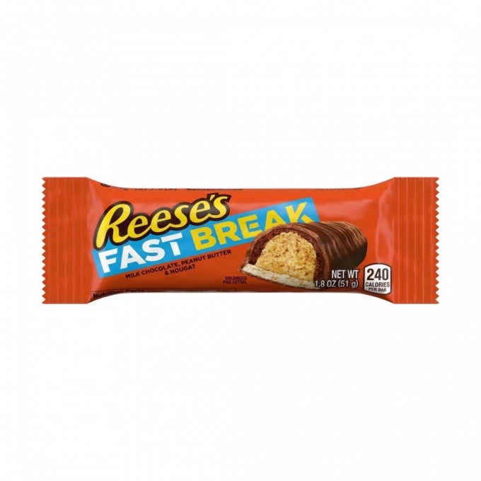 Reese's Fast Break Chocolate Candy Bar 51g