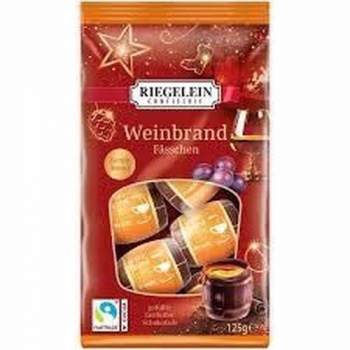 Riegelein  Weinbrand Fässchen Brendi Çikolata  125gr