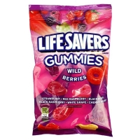 Life Savers Wild Berries Gummies Candy Kırmızı Meyveli Şekerleme 198g