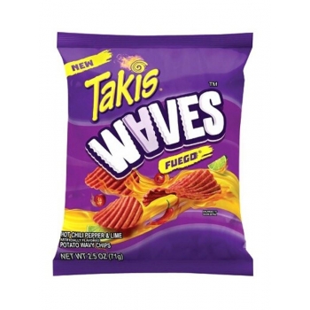 Takis Waves Fuego Wavy Potato Chips 71 g