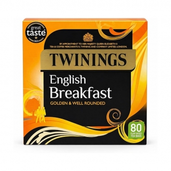 Twinings English Breakfast 80 Tea Bags 200g