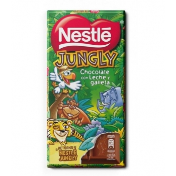 NESTLE JUNGLY CHOCOLATE BARS 125g