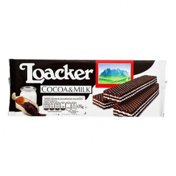 Loacker Cocoa & Milk Crispy Wafers 175gr