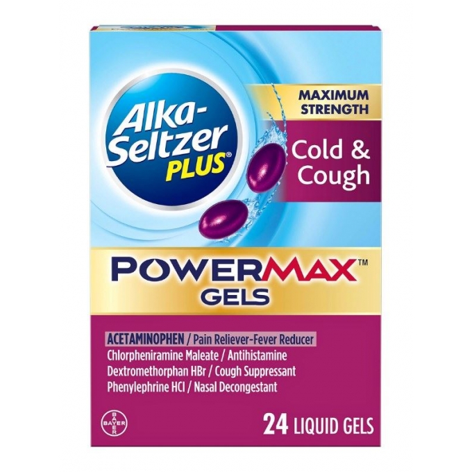 Alka Seltzer Plus Power Max 24 Capsules
