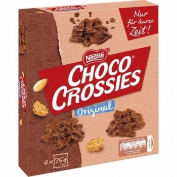 Nestle Choco Crossies  Original - Bademli Çikoalata Parçaları 2x75 gr 150 gr