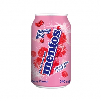 Mentos Non-Sparkling Drink Berry Mix 340ml