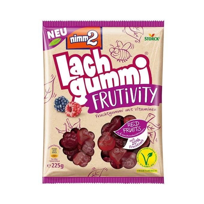 Nimm2 Lach Gummi 225 Gr - Böğürtlen Aromalı Şekerleme 225g