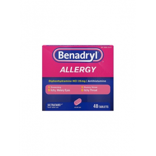 Benadryl Allergy Ultratab 48  Tablets  