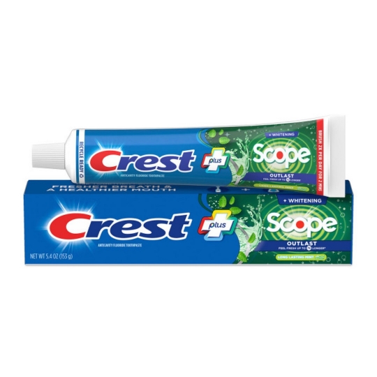 Crest Plus Whitening Scope Outlast Toothpaste 153g
