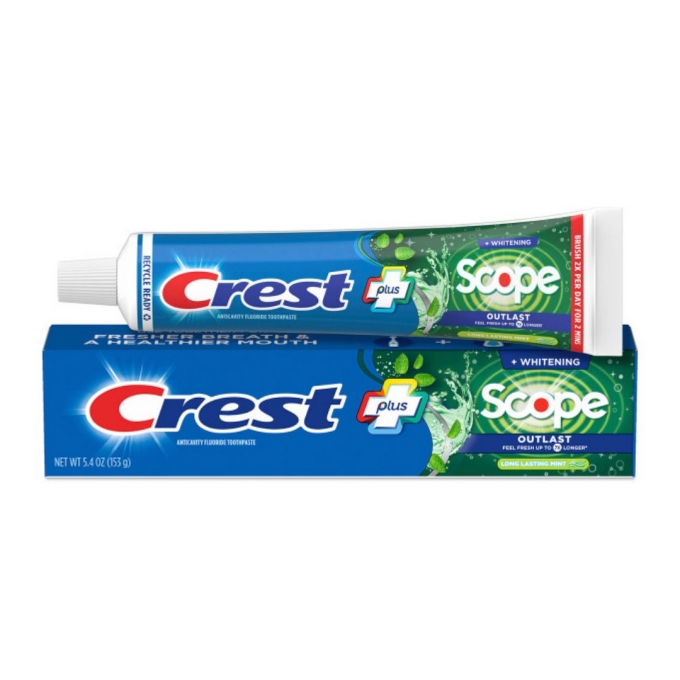 Crest Plus Whitening Scope Outlast Toothpaste 153g