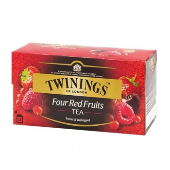 Twinings Four Red Fruits Tea - Sweet & Indulgent (25x2g) 50g