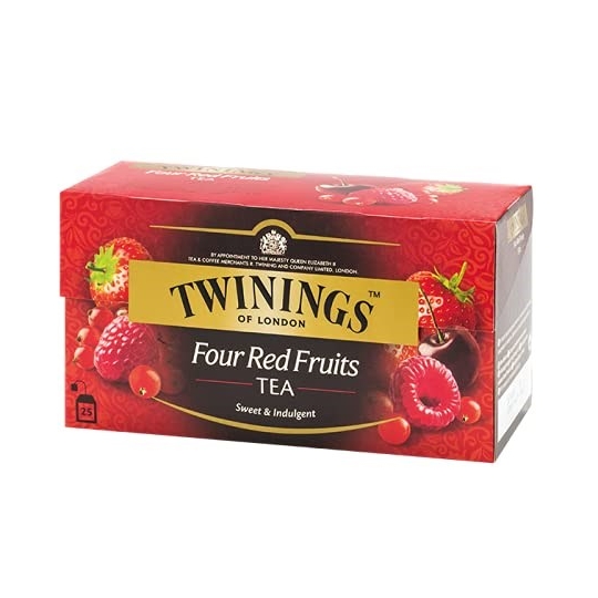 Twinings Four Red Fruits Tea - Sweet & Indulgent (25x2g) 50g
