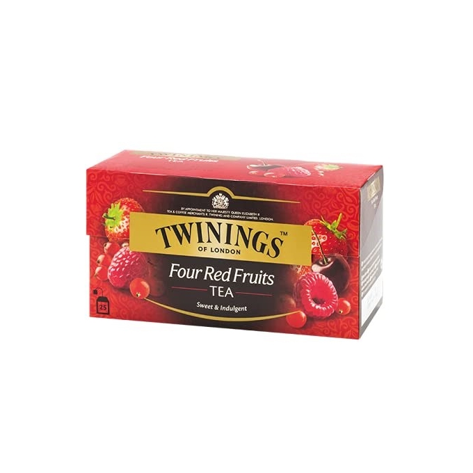 Twinings Four Red Fruits Tea - Sweet & Indulgent (25x2g) 50g