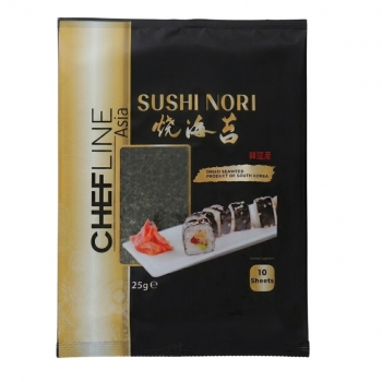Chefline Asia Sushi Nori Dried Seaweed (Kurutulmuş Yosun) 25g