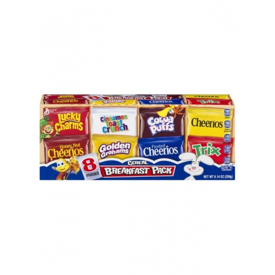 General Mills Cereal Breakfast 8 Pack 259 g