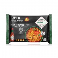 Tabasco Ramen Instant Noodles Hot & Spicy Veggie Fusion (2x Spicy) 75g