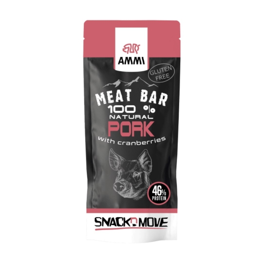 Ammi Pork Meat Bar with Cranberries - Gluten Free 40g