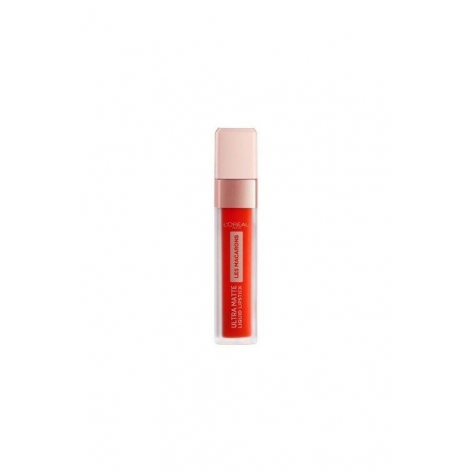 L'Oreal Paris Likit Mat Ruj - Les Macarons Ultra Matte Liquid Lipstick 826 Mademoiselle Mango