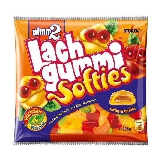 Nimm2 lach Gummi Softies  Fructh Mix 225 gr
