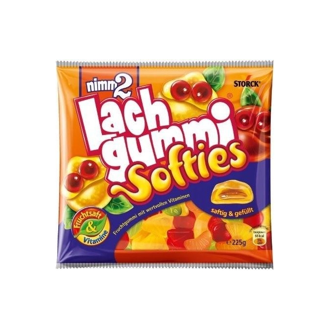 Nimm2 lach Gummi Softies  Fructh Mix 225 gr