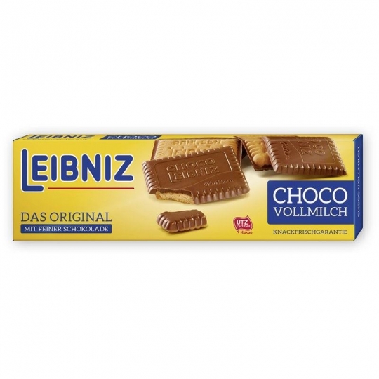 Leibniz The Original With Fine Chocolate Milk Çikolata Kaplı Bisküvi 125g