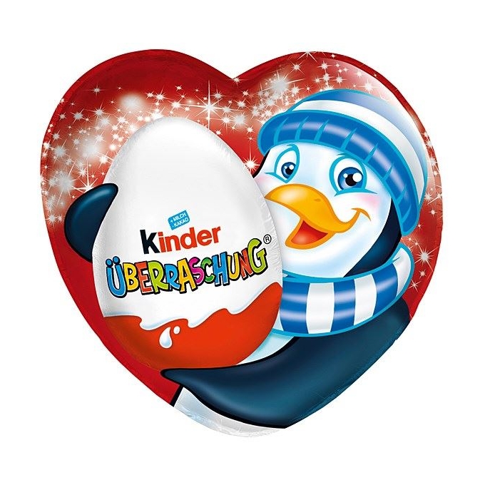 Kinder Überraschung Herz Weihnachten Schokolade 53g