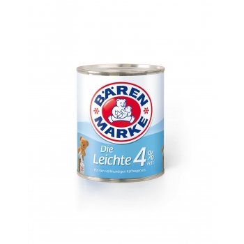 Barenmarke Kondensmilch 4 Die Leichte 340 gr