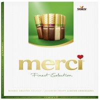 STORCK  Merci Finest Selection Crispy Almond Chocolate 250g 