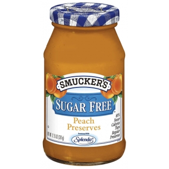 Smuckers Jams Sugar Free Peach Şekersiz Şeftali Reçeli 361g