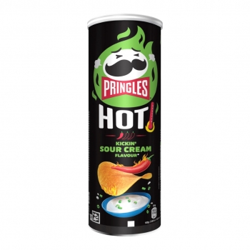 Pringles Hot - Kickin' Sour Cream Flavour 160g