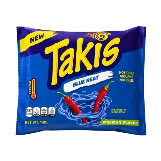 Takis Blue Heat - Hot Chili Piquant Noodles 140g