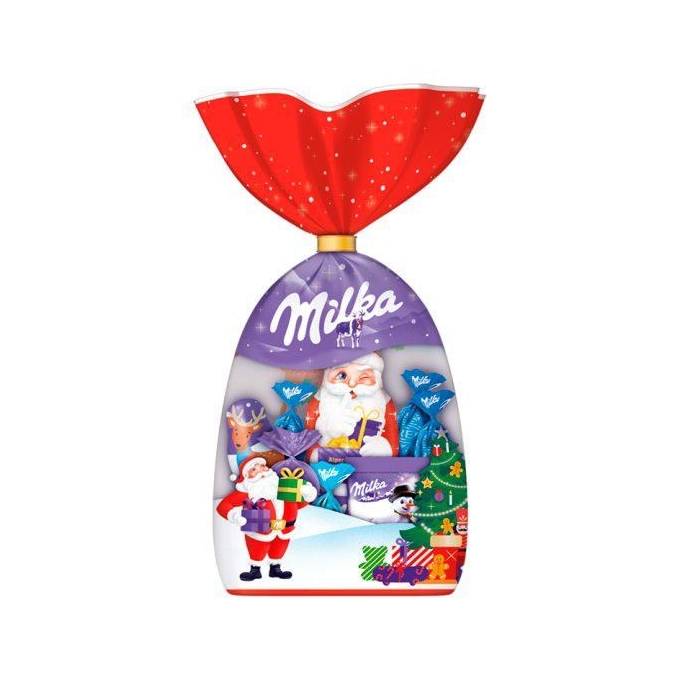 Milka Noel Babalı Mix Çikolata Poşeti 126g