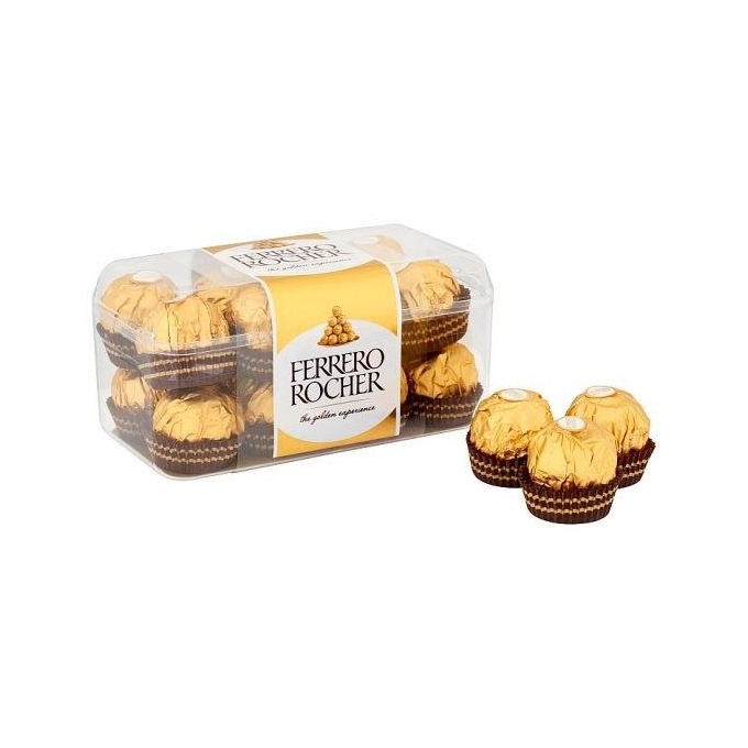 Ferrero Rocher Bütün Fındıklı Ve Dolgulu Çikolata Kaplı Gofret 200gr