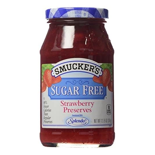  Smucker's Sugar Free Preserves Strawberry Şekersiz Çilek Reçeli 361g