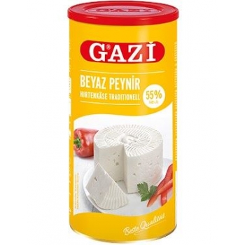 Gazi Beyaz Peynir % 55 Yağlı Net Ağırlık 800 gr Brüt Ağırlık 1500 gr