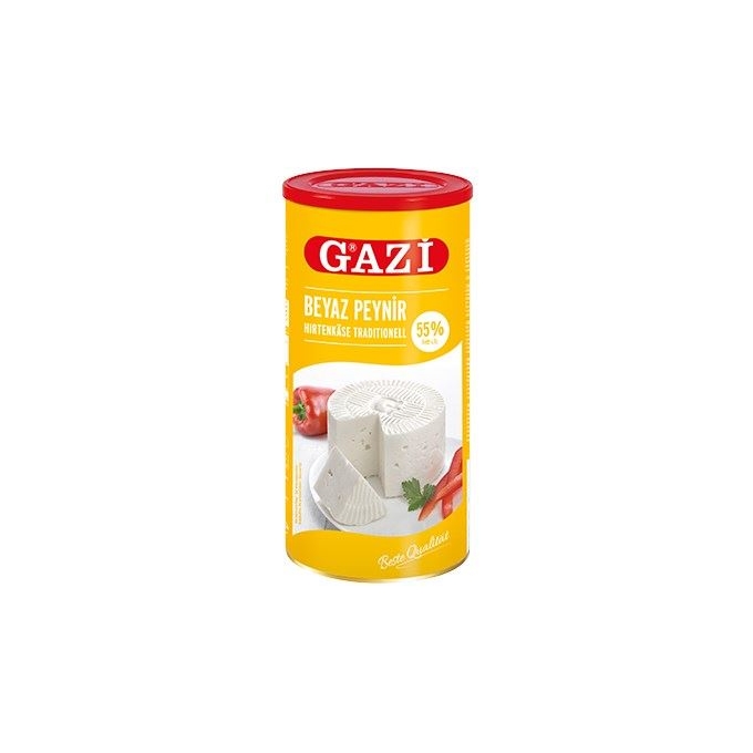 Gazi Beyaz Peynir % 55 Yağlı Net Ağırlık 800 gr Brüt Ağırlık 1500 gr