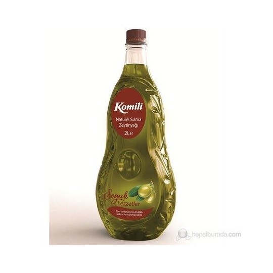 Komili Soğuk Lezzetler 2 L Naturel Sızma Zeytinyağı