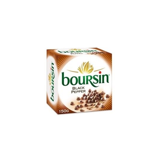 Boursin Pepper Soft Cheese Karabiberli Peynir  150gr