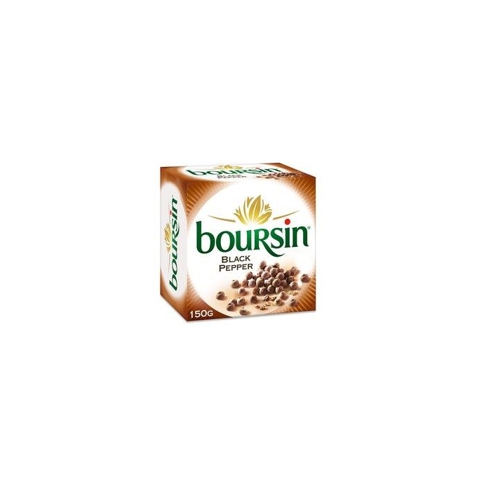 Boursin Pepper Soft Cheese Karabiberli Peynir  150gr