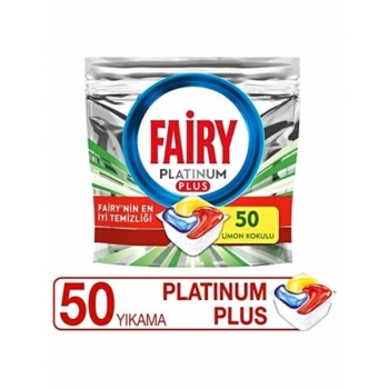 Fairy Platinum Plus Anti Mat Bulaşık Deterjanı 50 Tablet