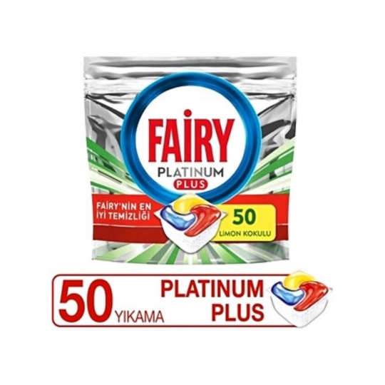 Fairy Platinum Plus Anti Mat Bulaşık Deterjanı 50 Tablet