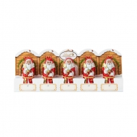 Lindt Milk Chocolate Santa Collection 5 Pcs 50g