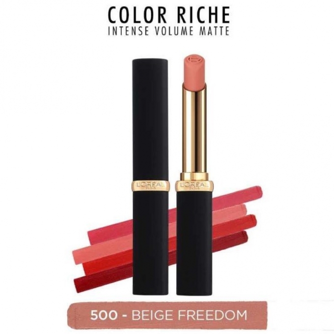 L'Oreal Paris Color Riche Intense Volume Matte Ruj - 500 Beige Freedom