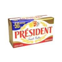 President Unsalted French Butter 250g