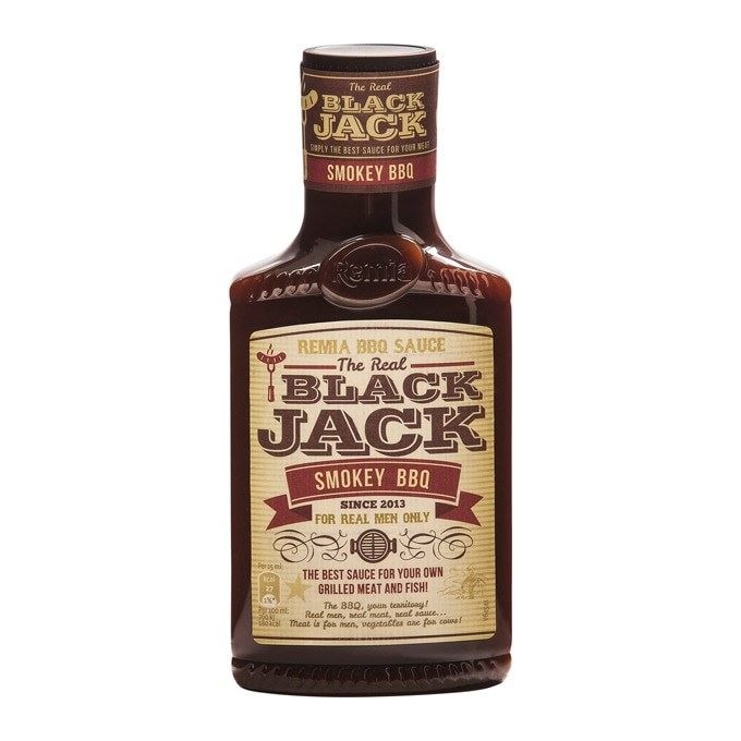 Remia Black Jack Smoky BBQ Sauce - Barbekü Sos- Et Sosu 450ml