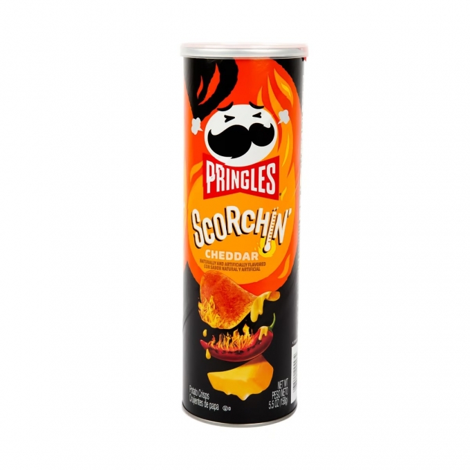 Pringles Scorchin' Cheddar 158g