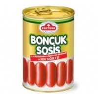 EgeTürk Boncuk Sosis %100 Sığır Eti Bürüt: 400g Net: 200g