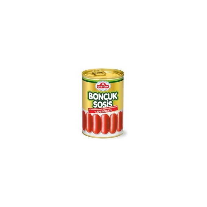 EgeTürk Boncuk Sosis %100 Sığır Eti Bürüt: 400g Net: 200g