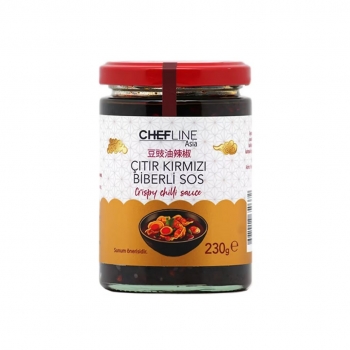 Chefline Asia Çıtır Kırmızı Biberli Sos 230g