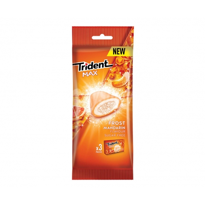 Trident max mandarina 60g